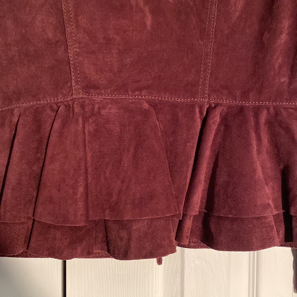 Bcbgeneration Purple Suede Jacket - image 6